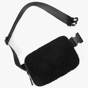 Black Sherpa Crossbody Bag NWT